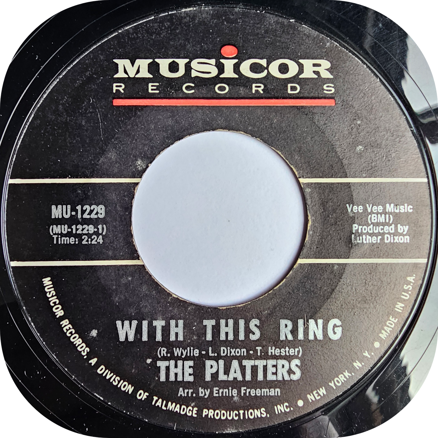 Platters, The - With This Ring - Musicor