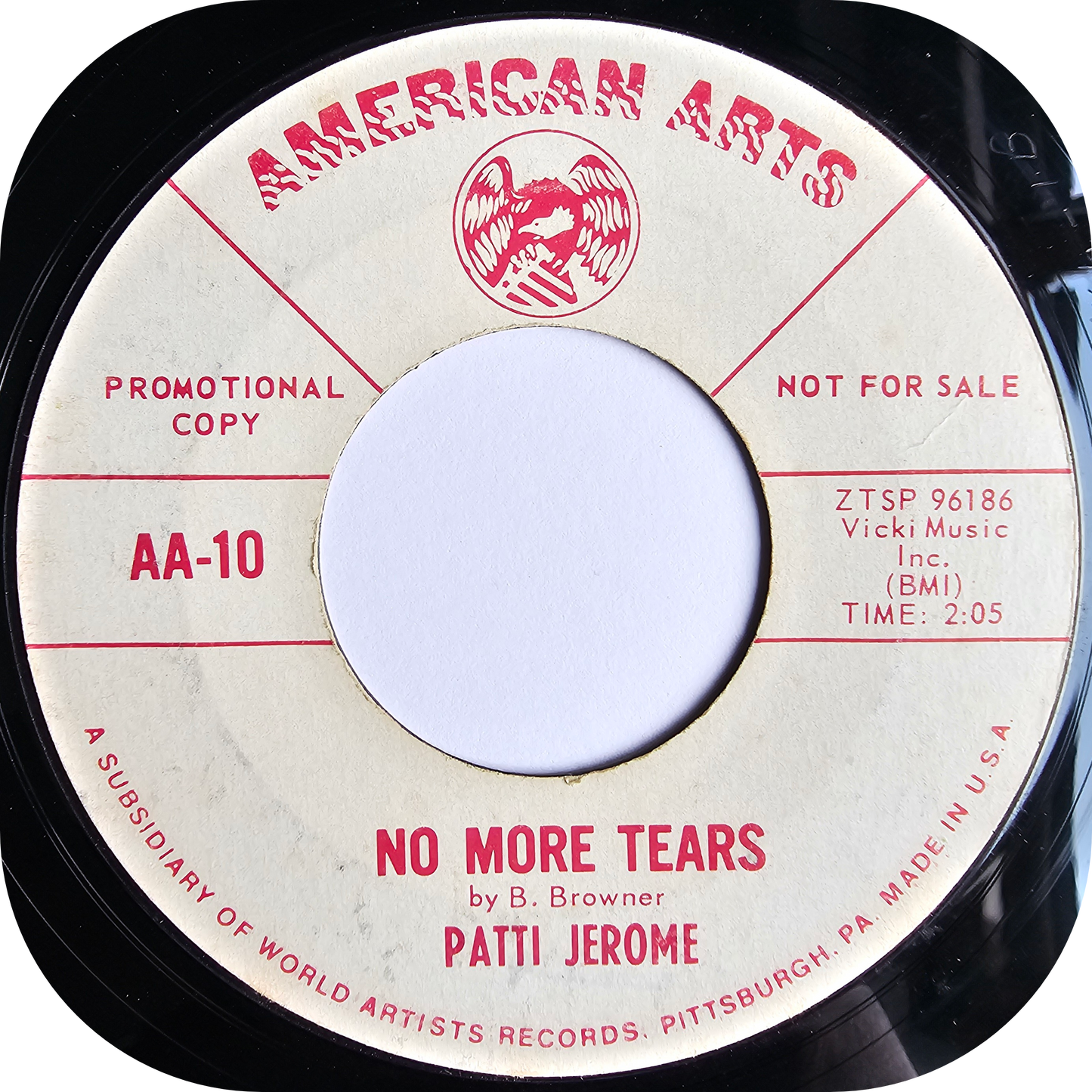 Patti Jerome - No More Tears - American Arts DEMO