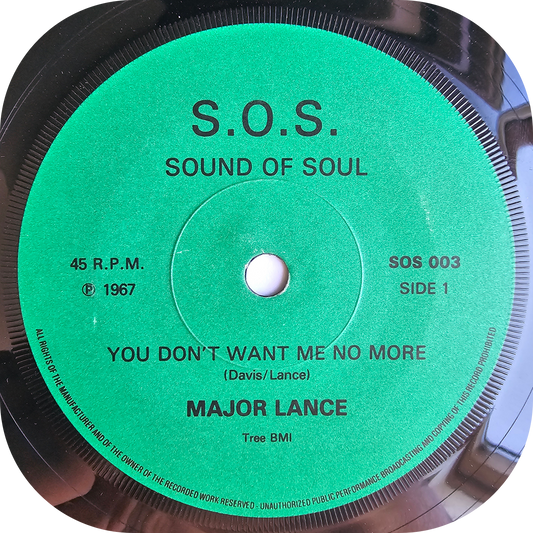 Major Lance - You Don't Want Me No More - SOS