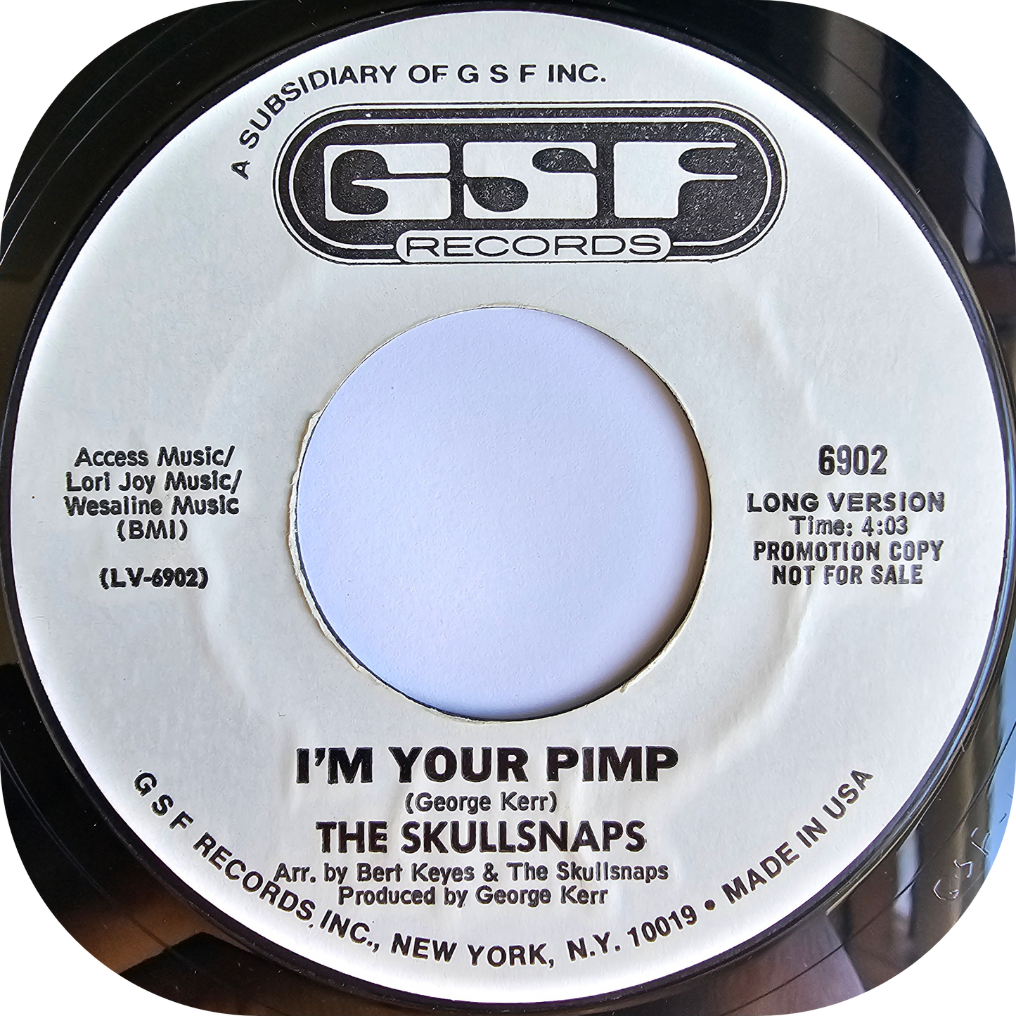 Skullsnaps, The - I'm Your Pimp - GSF