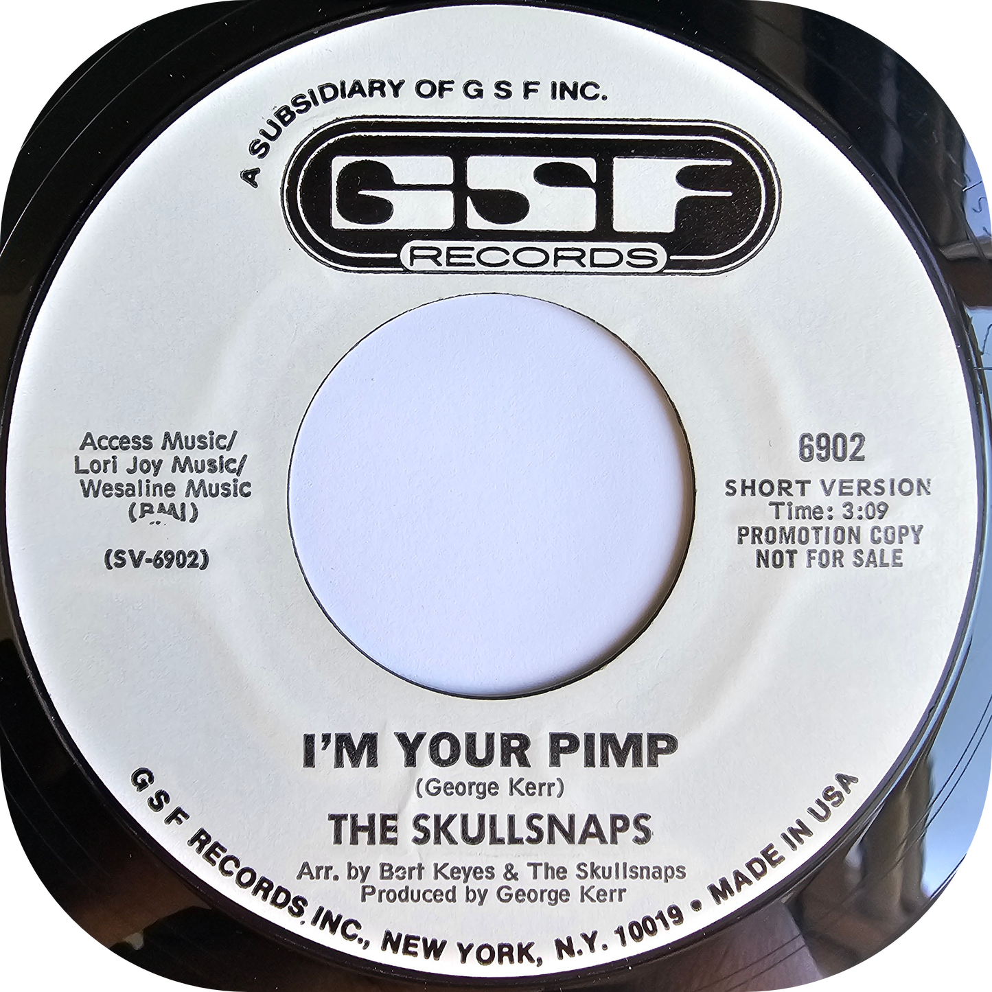 Skullsnaps, The - I'm Your Pimp - GSF