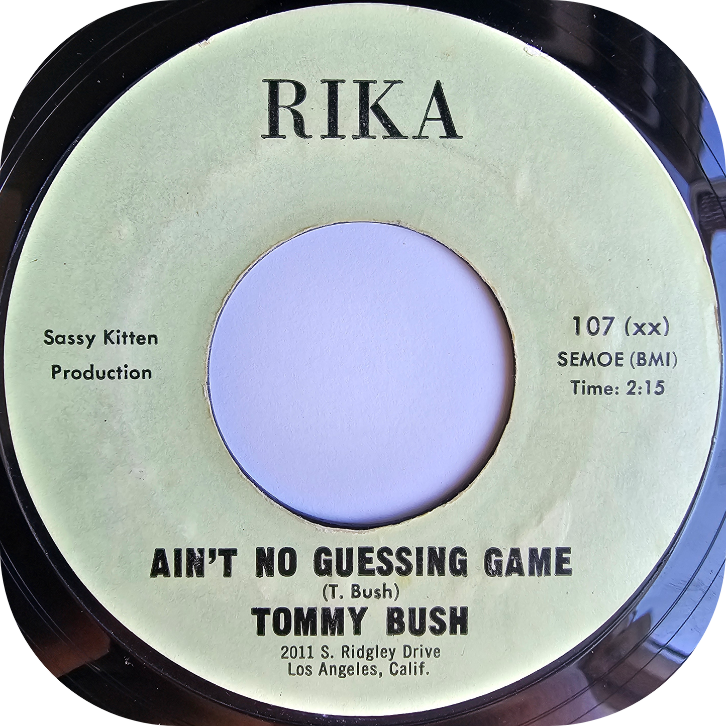 Tommy Bush - I Don't Like It - Rika