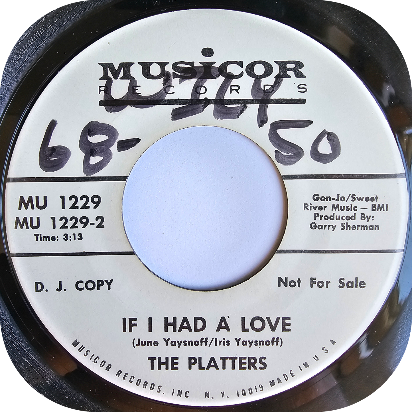 Platters, The - With This Ring - Musicor DEMO
