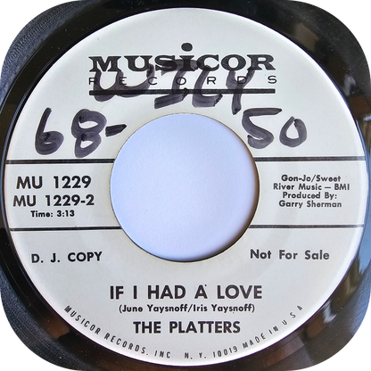 Platters, The - With This Ring - Musicor DEMO