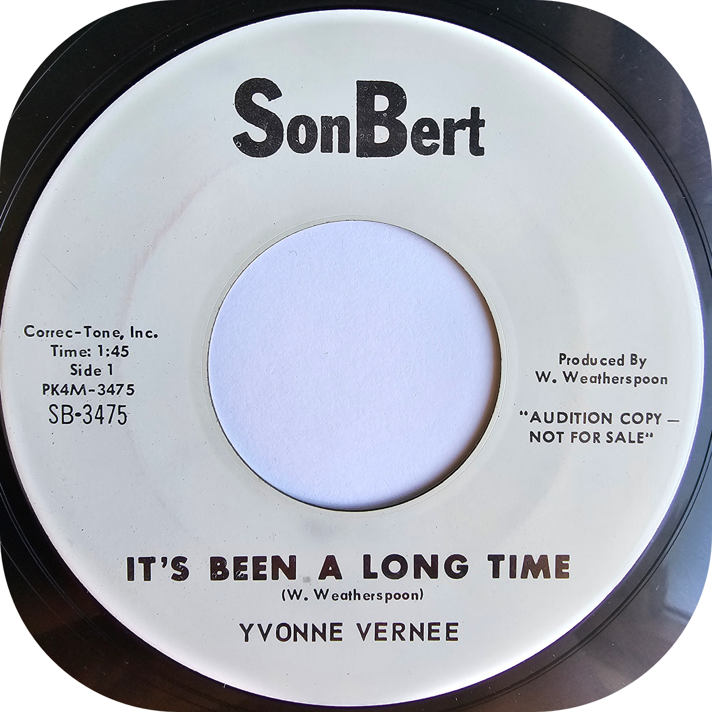 Yvonne Vernee - It's Been A Long Time - SonBert DEMO