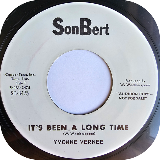 Yvonne Vernee - It's Been A Long Time - SonBert DEMO