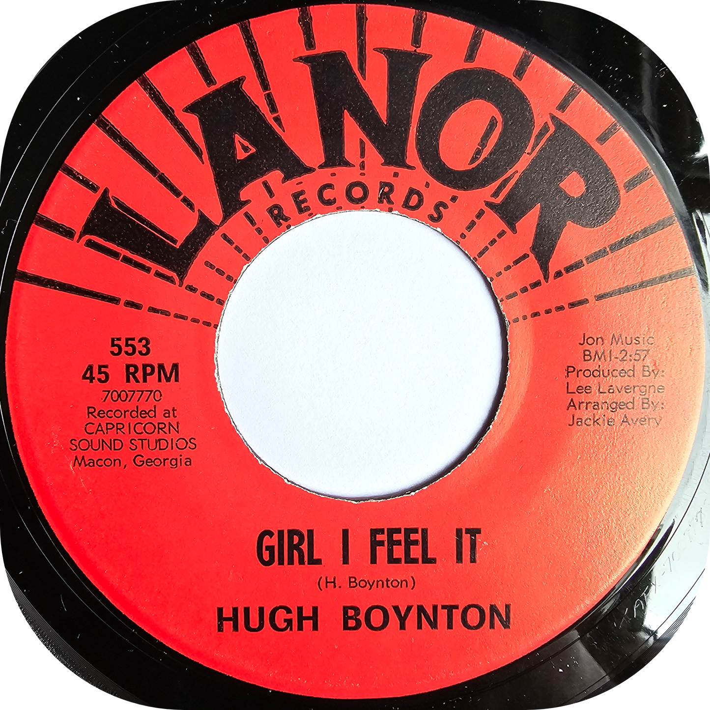 Hugh Boynton - Girl I Feel It - Lanor