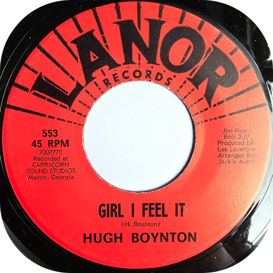 Hugh Boynton - Girl I Feel It - Lanor