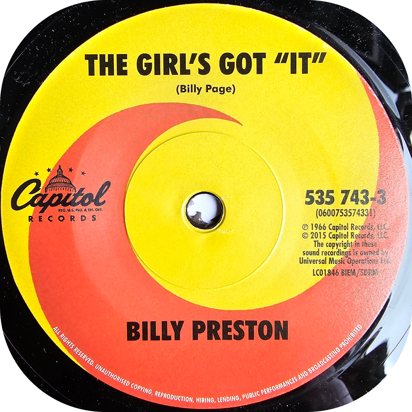Billy Preston - The Girl's Got 'It' - Capitol