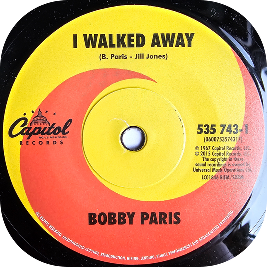 Bobby Paris - I Walked Away - Capitol