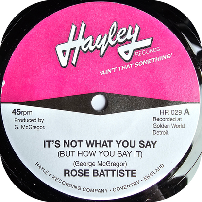 Rose Batiste - It's Not What You Say - Hayley