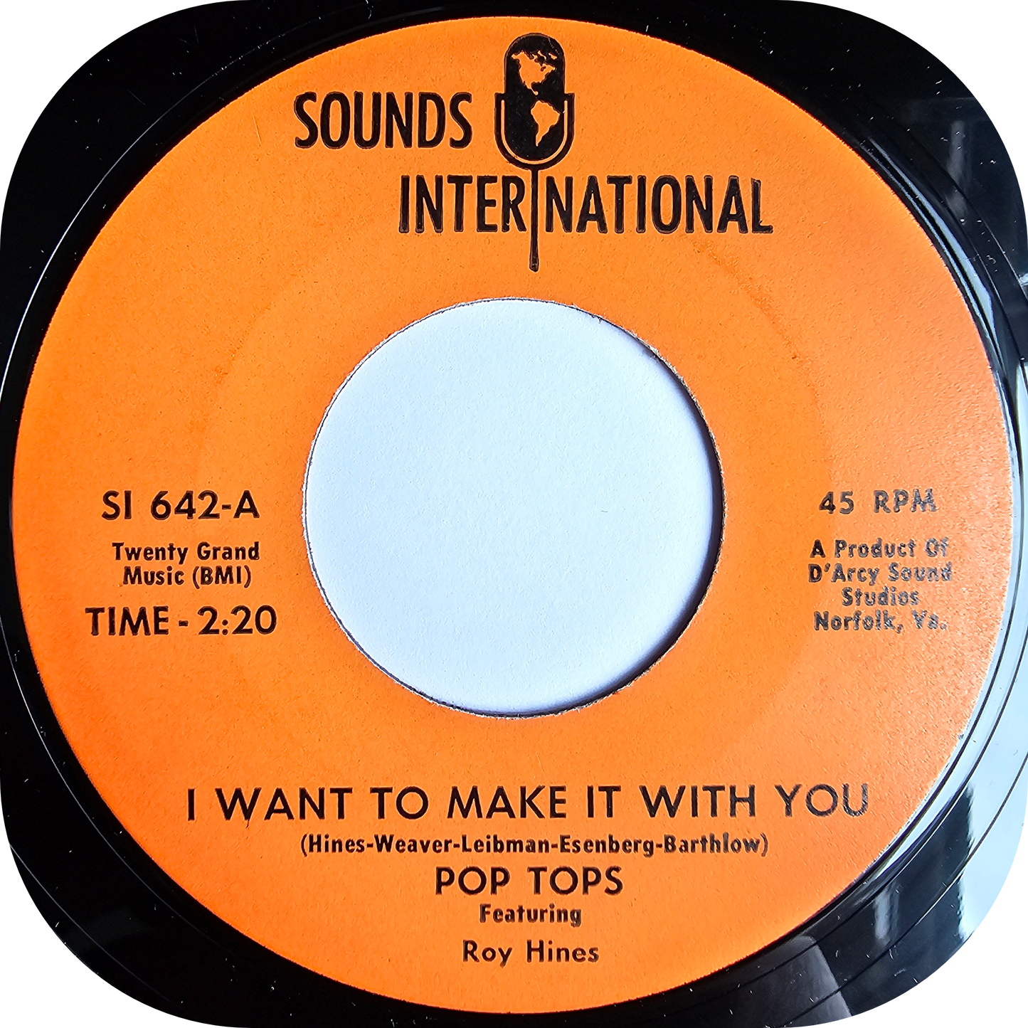 Pop Tops - I Want To Make It With You - Sounds International