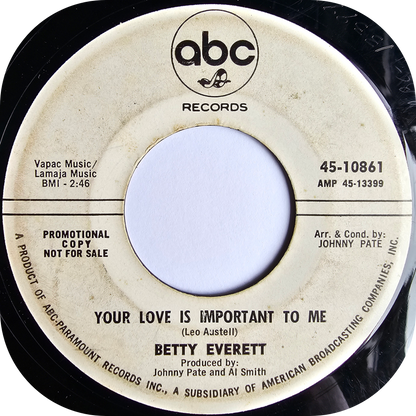 Betty Everett - Bye Bye Baby - ABC DEMO