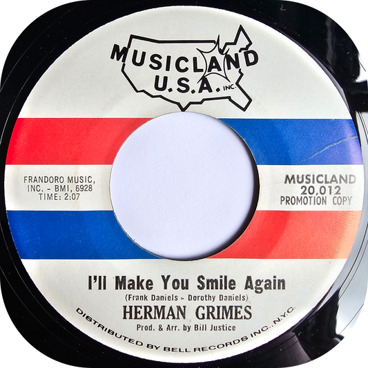Herman Grimes - I'll Make You Smile Again - Musicland USA DEMO