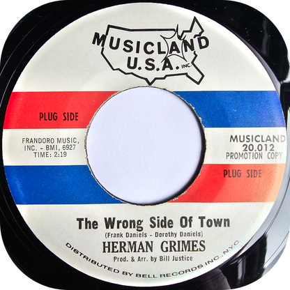 Herman Grimes - I'll Make You Smile Again - Musicland USA DEMO