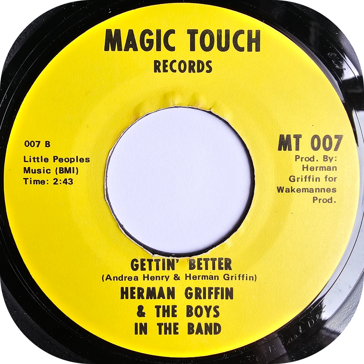 Herman Griffin - Are You For Me or Against Me - Magic Touch