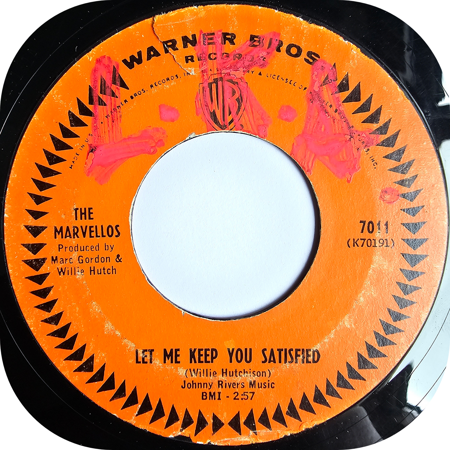 Marvellos, The - Let Me Keep You Satisfied - Warner Bros