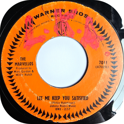 Marvellos, The - Let Me Keep You Satisfied - Warner Bros