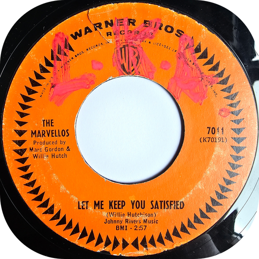 Marvellos, The - Let Me Keep You Satisfied - Warner Bros