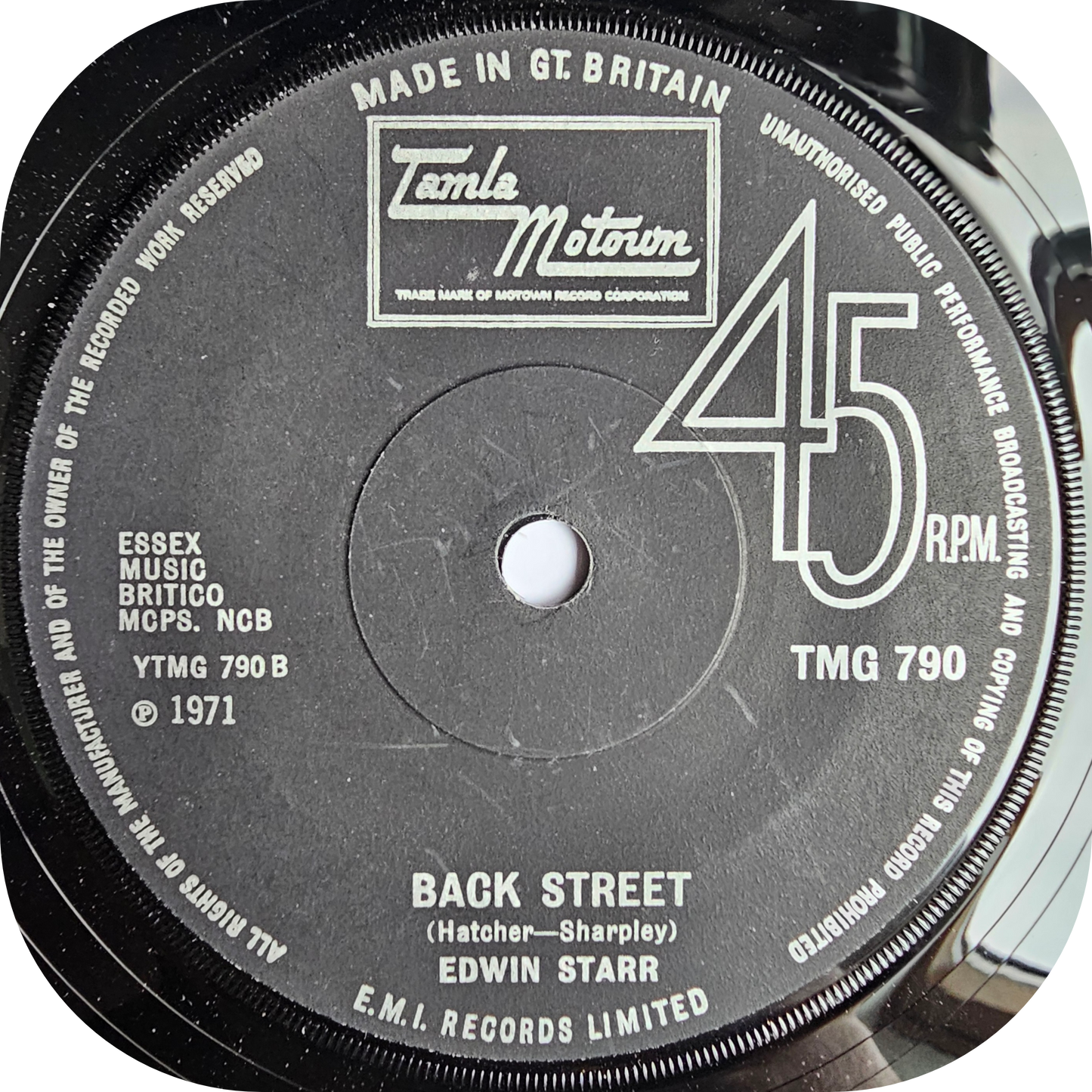 Edwin Starr - Back Street - Tamla Motown