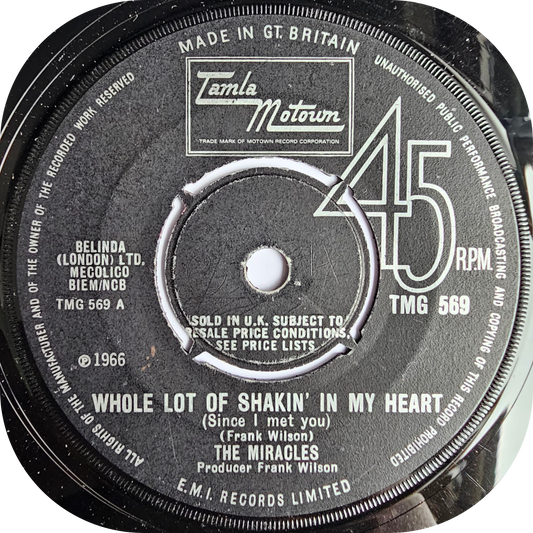 Miracles, The - Whole Lot Of Shakin' In My Heart - Tamla Motown