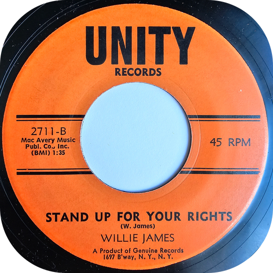 Willie James - Stand Up For Your Rights - Unity