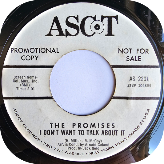 Promises, The - I Don't Want To Talk About It - Ascot DEMO