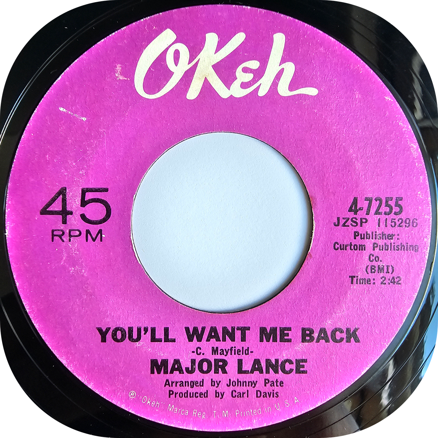 Major Lance - It's The Beat - Okeh
