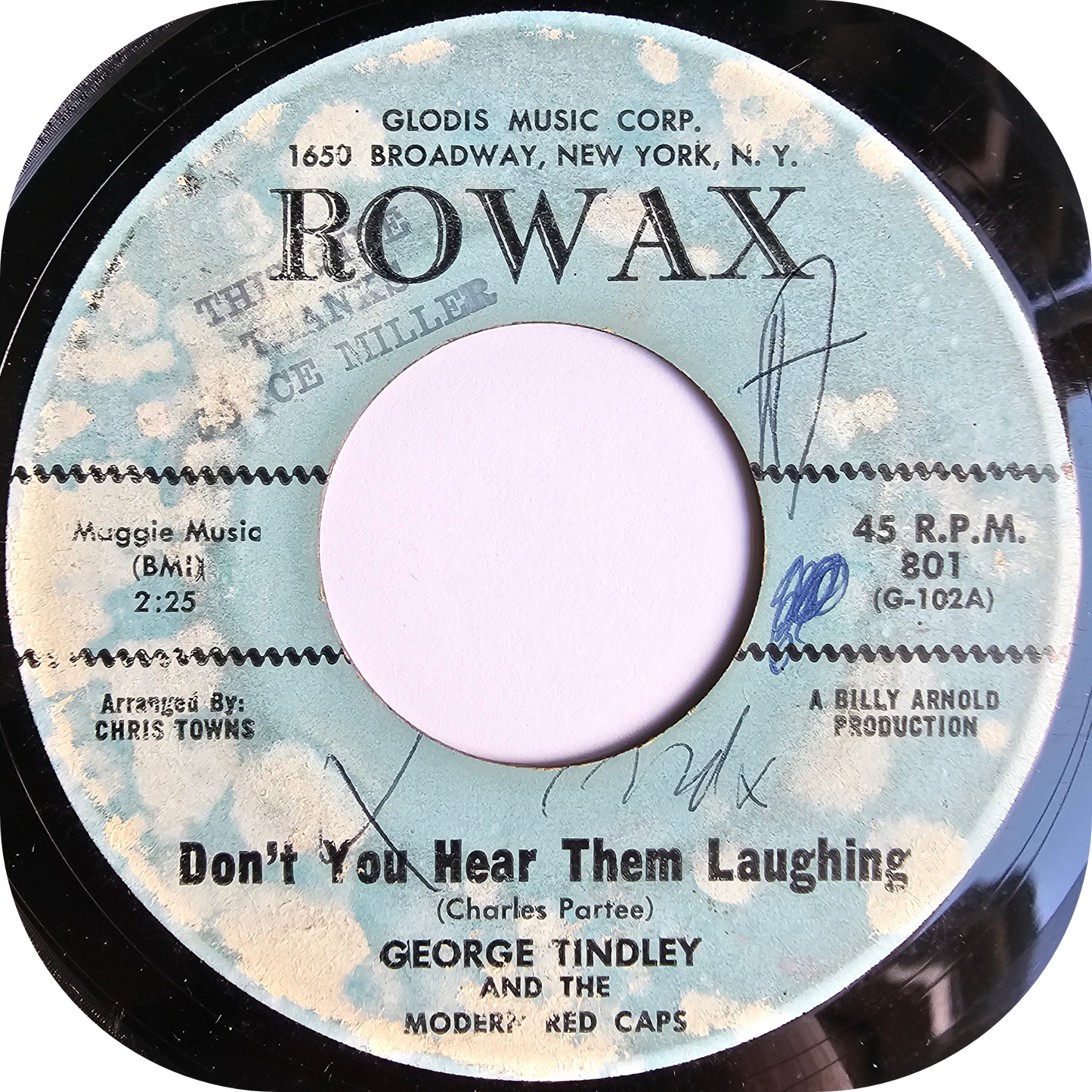 George Tindley - Don't You Hear Them Laughing - Rowax