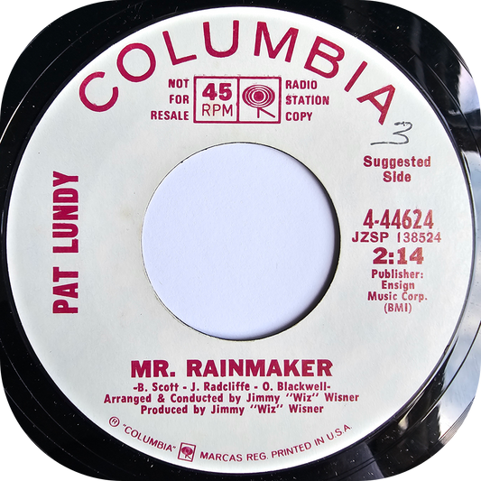 Pat Lundy - Mr Rainmaker - Columbia DEMO