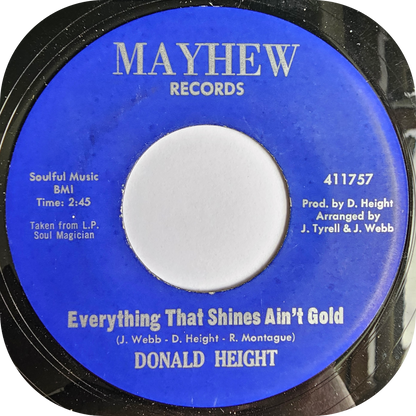Donald Height - Everything That Shines Ain't Gold - Mayhew