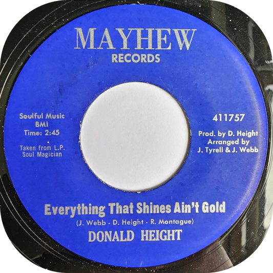 Donald Height - Everything That Shines Ain't Gold - Mayhew