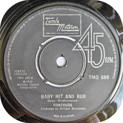 Contours - Baby Hit And Run - Tamla Motown