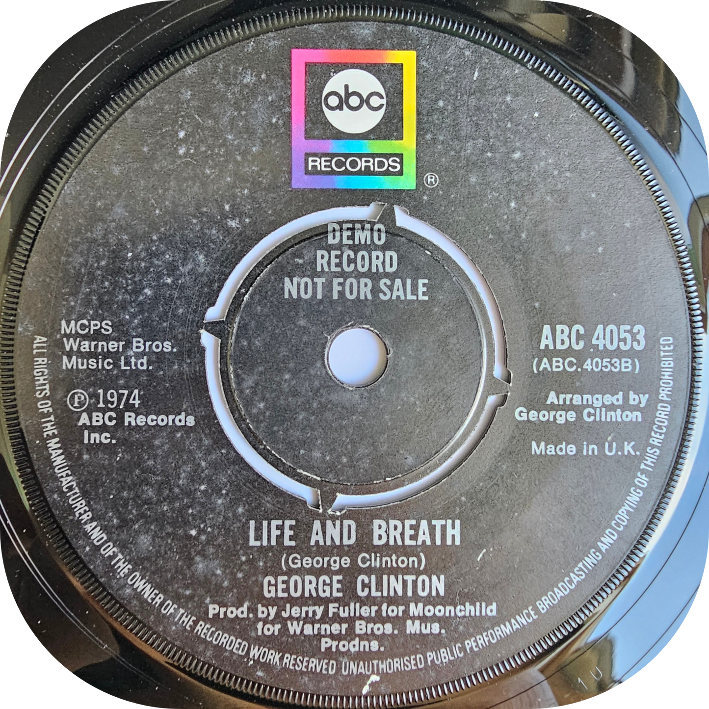 George Clinton - Please Don't Run From Me - ABC DEMO