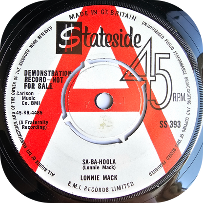 Lonnie Mack - Sa-Ba-Hoola - Stateside DEMO