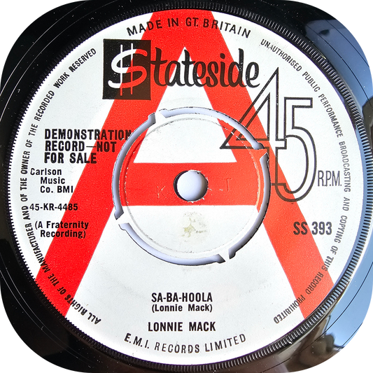Lonnie Mack - Sa-Ba-Hoola - Stateside DEMO