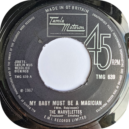 Marvelettes, The - My Baby Must Be A Magician - Tamla Motown