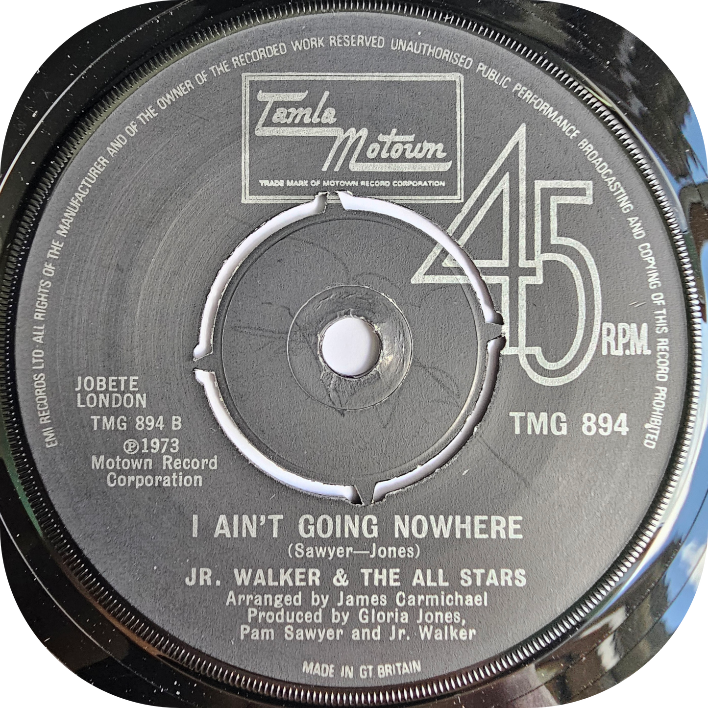 Jr Walker - I Ain't Going Nowhere - Tamla Motown