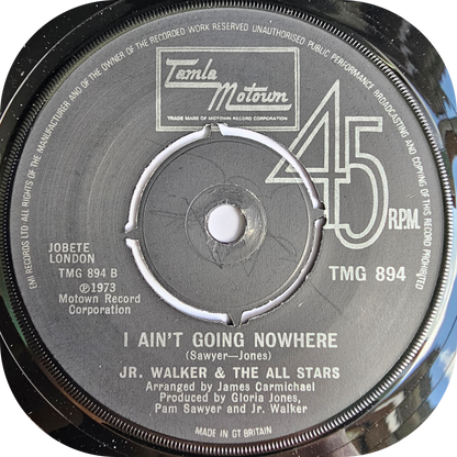 Jr Walker - I Ain't Going Nowhere - Tamla Motown