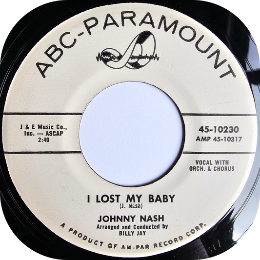 Johnny Nash - I Lost My Baby - ABC DEMO