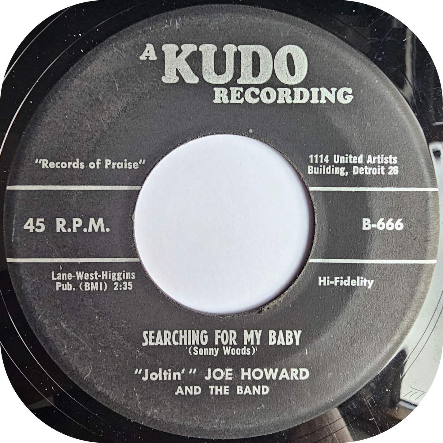 'Joltin' Joe Howard - Searching For My Baby - Kudo