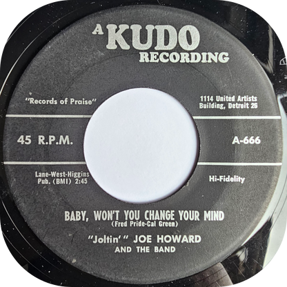 'Joltin' Joe Howard - Searching For My Baby - Kudo