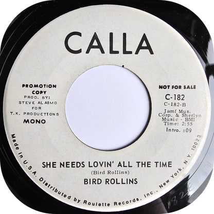 Bird Rollins - Love Man From Carolina - Calla DEMO