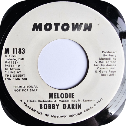 Bobby Darin - Melodie - Motown DEMO