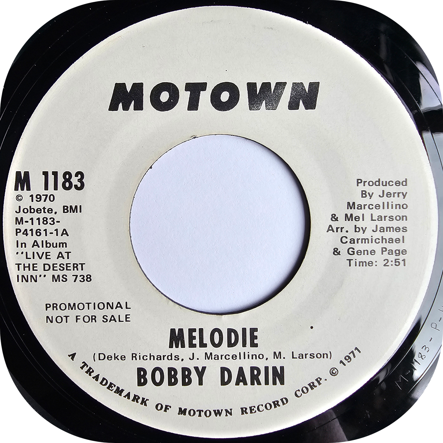 Bobby Darin - Melodie - Motown DEMO