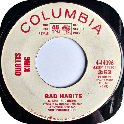 Curtis King - So Nice While It Lasted - Columbia DEMO