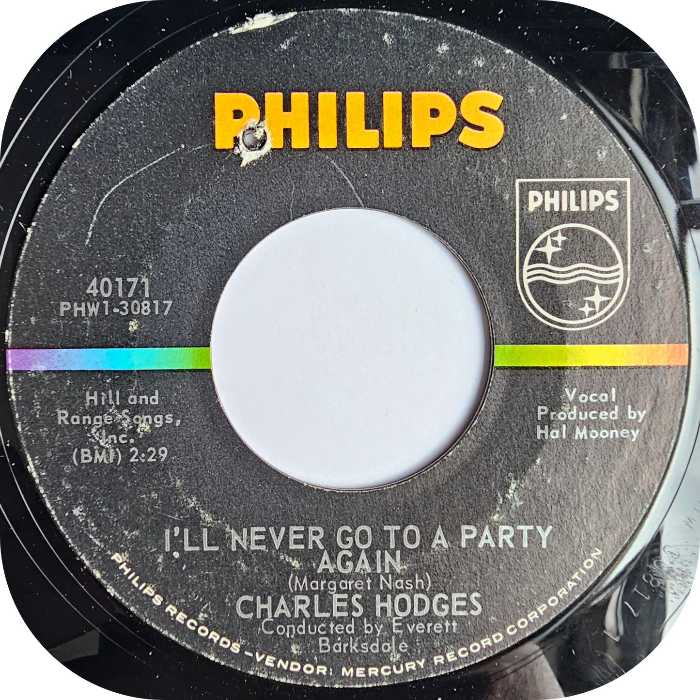 Charles Wright - I'll Never Go To A Party Again - Philips
