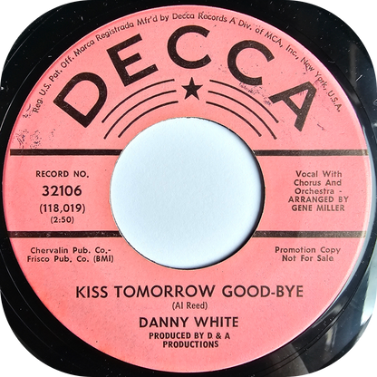 Danny White - You Can Never Keep A Good Man Down - Decca DEMO