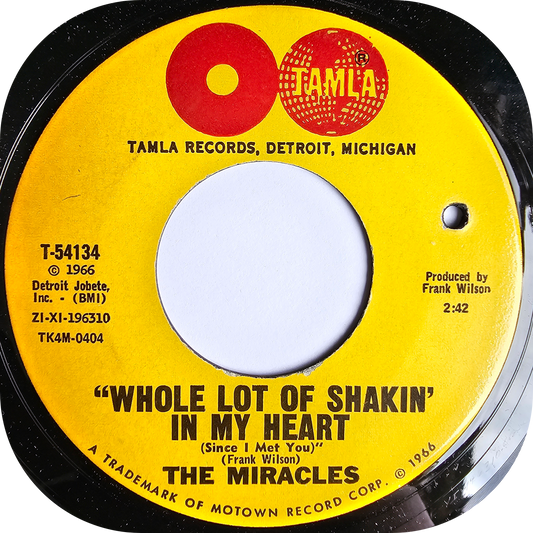 Miracles, The - Whole Lot Of Shakin' In My Heart - Tamla