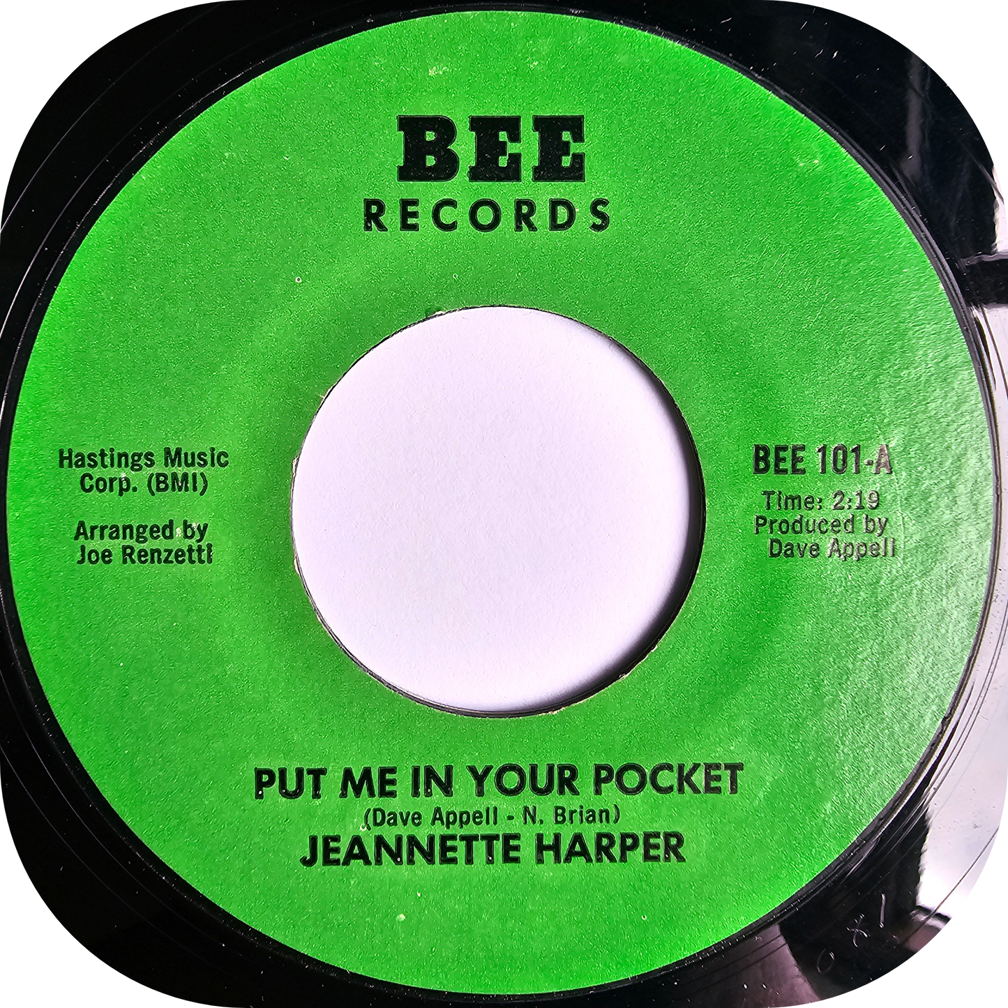 Jeanette Harper - Put Me In Your Pocket - Bee